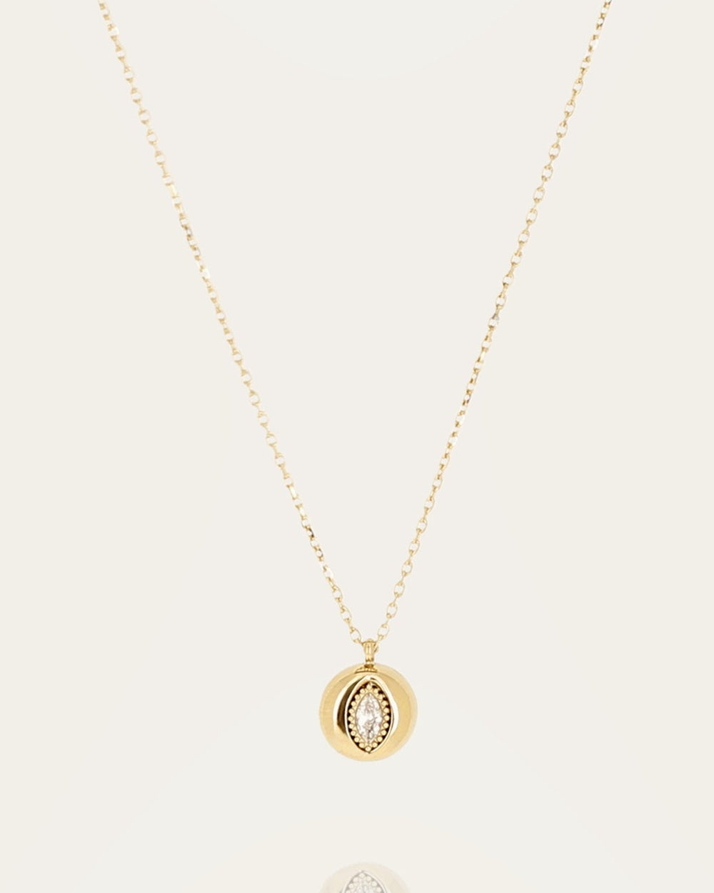 Pianello Necklace (Gold-plated steel)