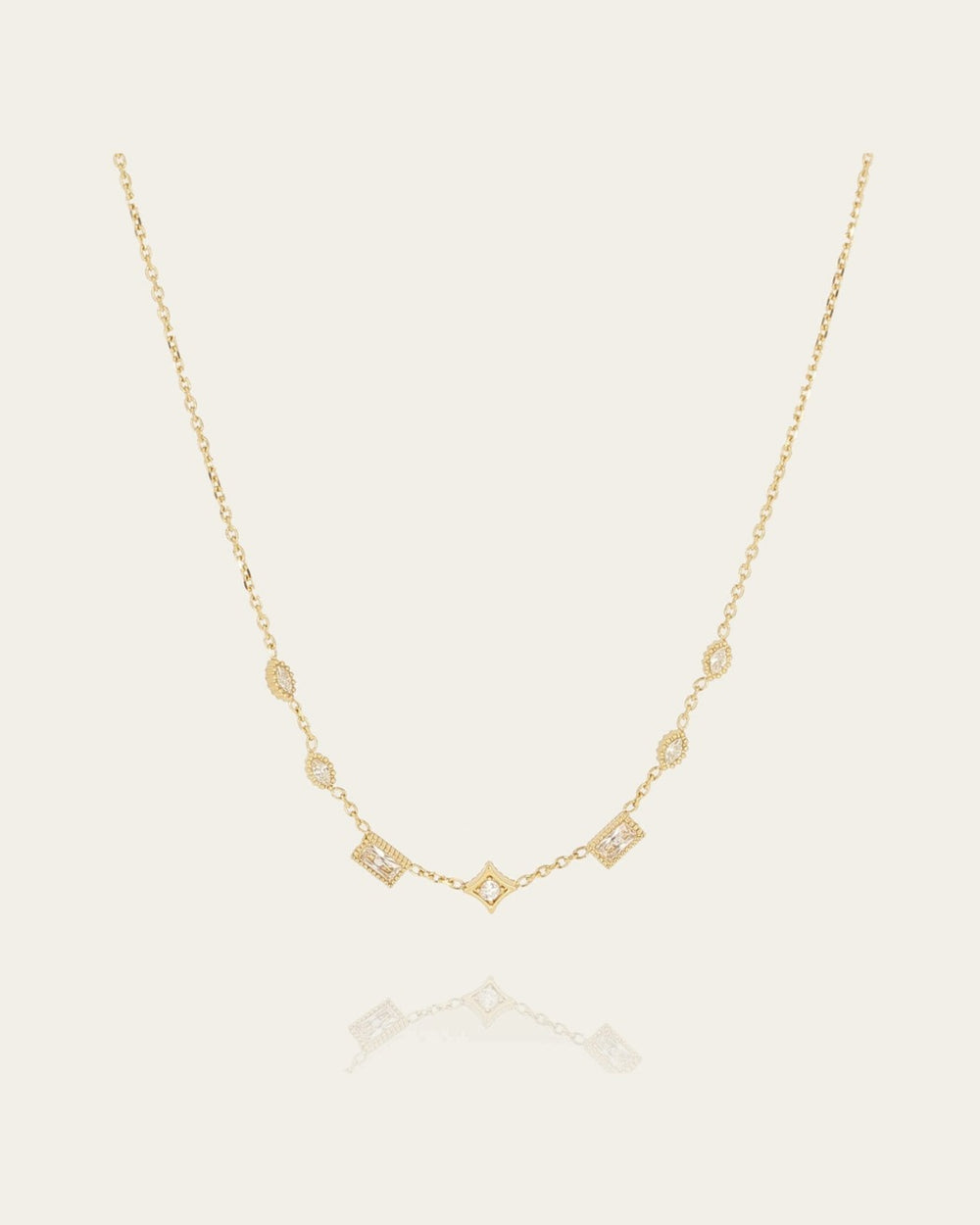 Collier Sersale (Acier doré)
