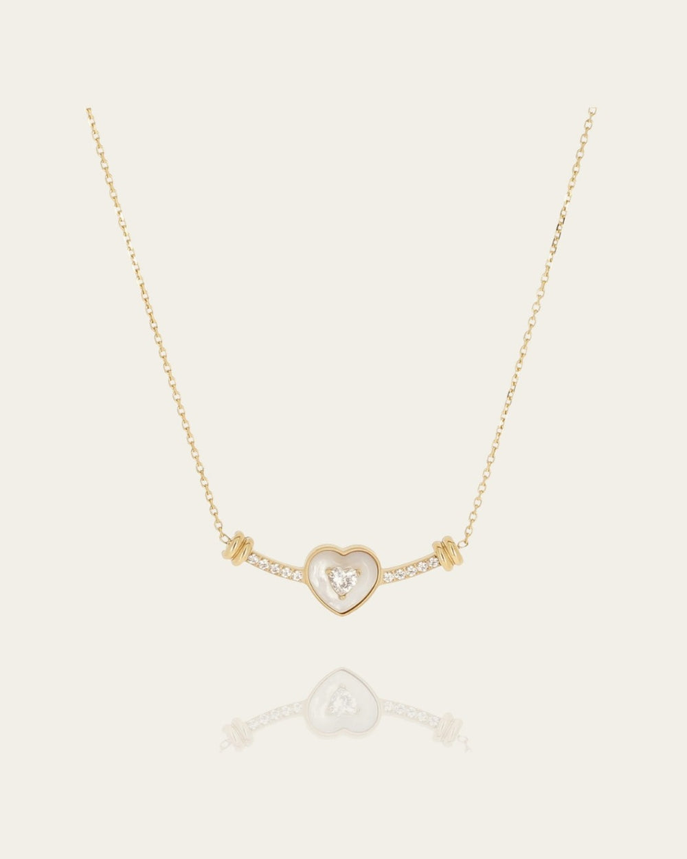 Enas necklace (Gold-plated steel)