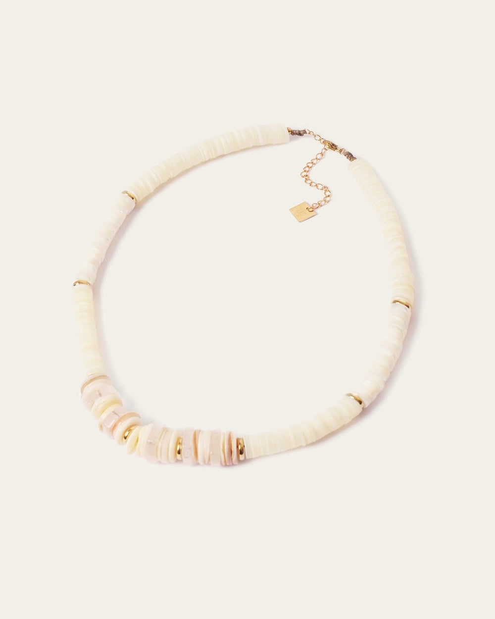 Collier Puka (Acier doré)