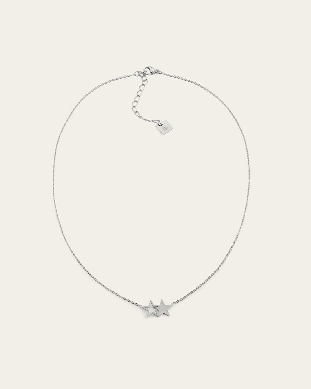 Collier Double star (Acier)