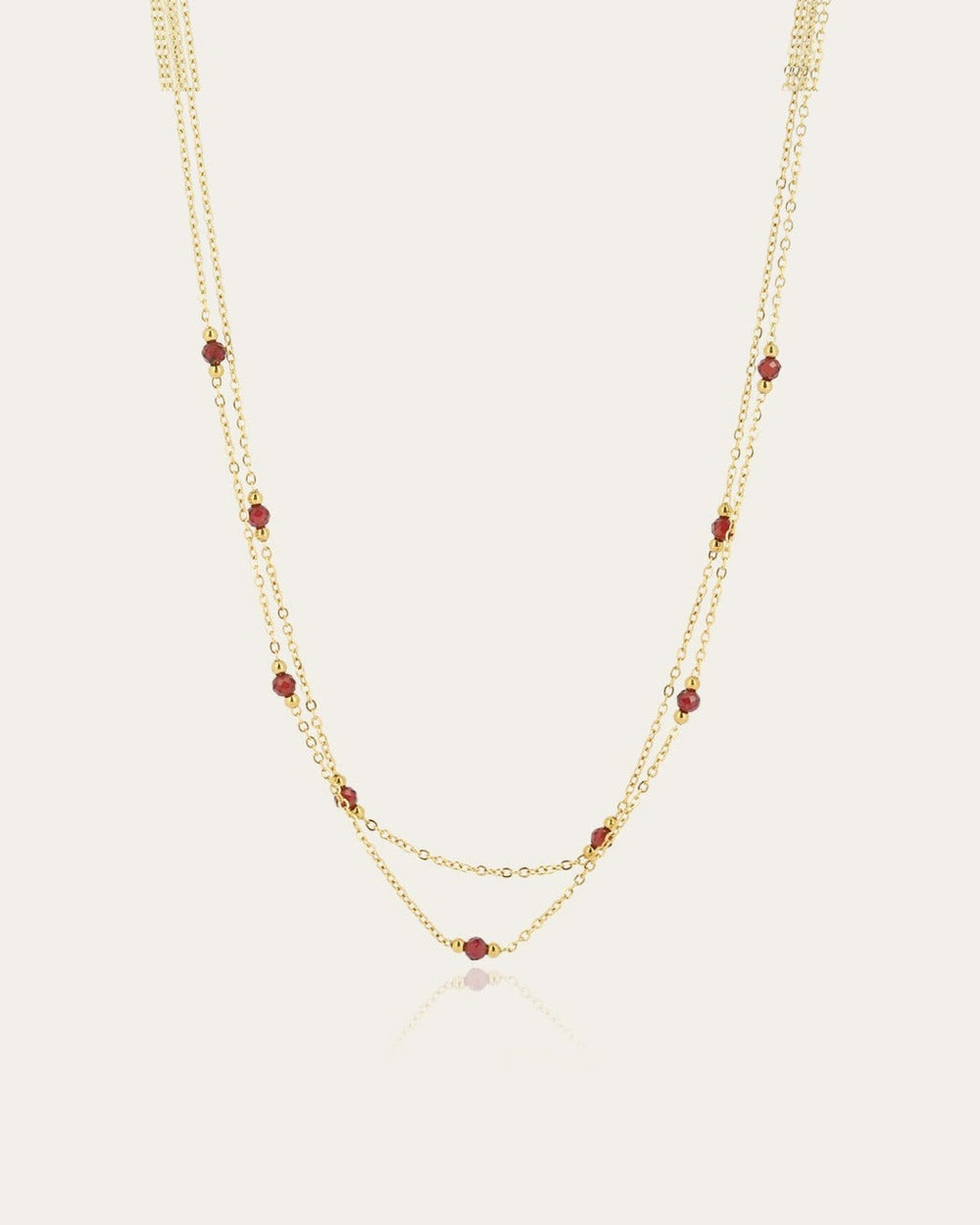 Falls Necklace (Gold-plated steel)