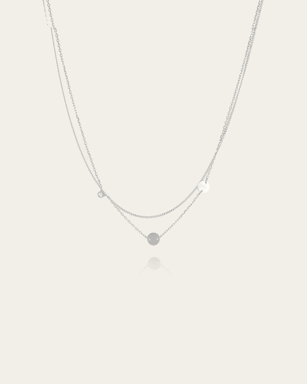 Leona necklace (Steel)