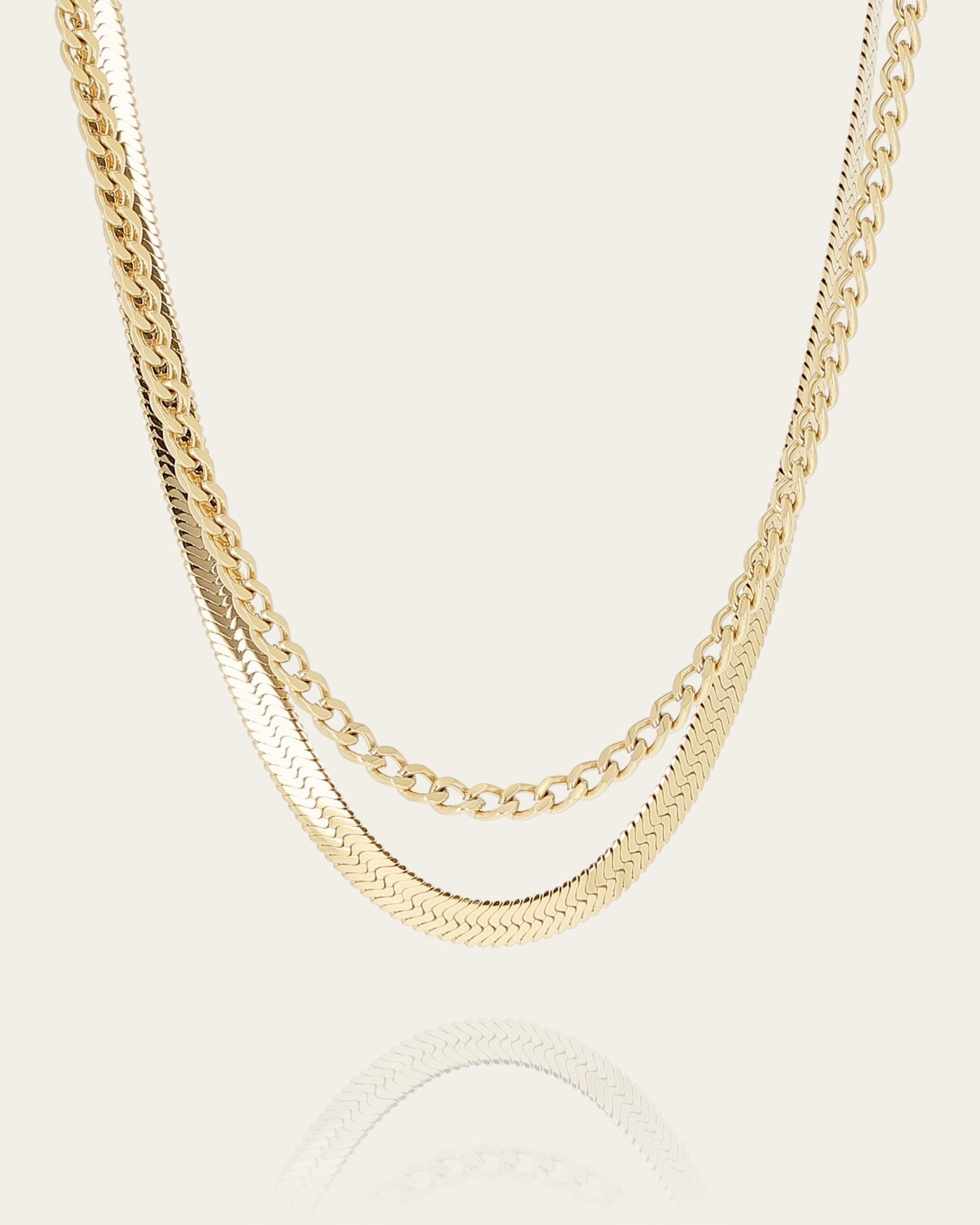 Nokka Necklace (Gold-plated Steel)