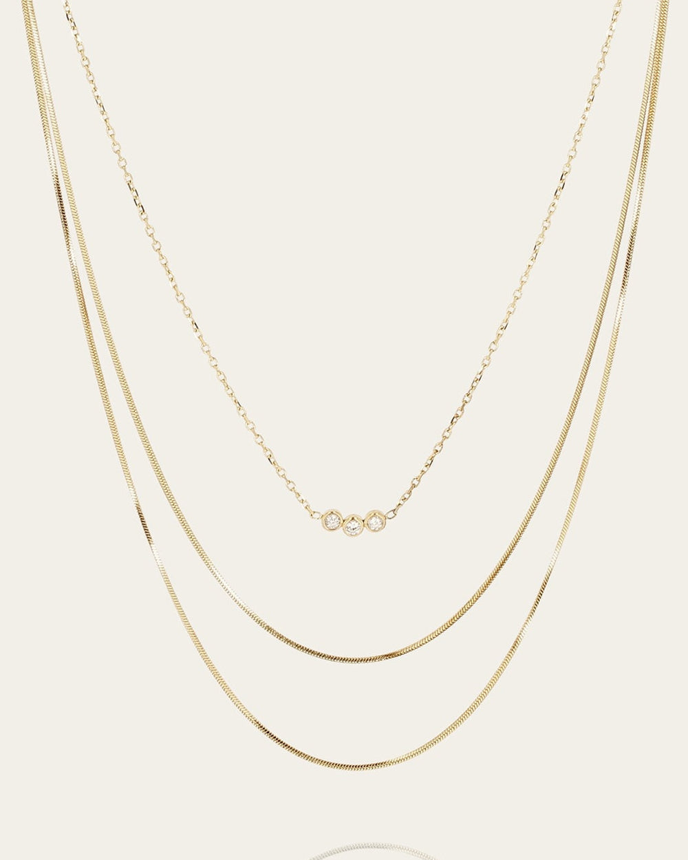 Bankina Necklace (Gold-plated steel)