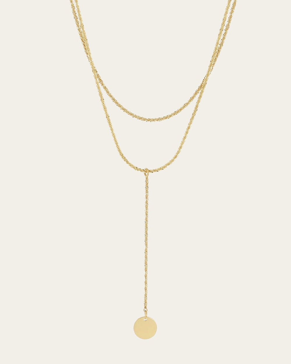 Calca necklace (Gold-plated steel)