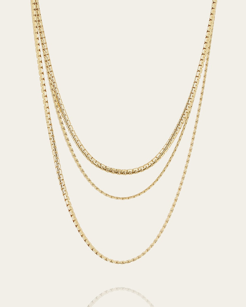 Salerne Necklace (Gold-plated steel)
