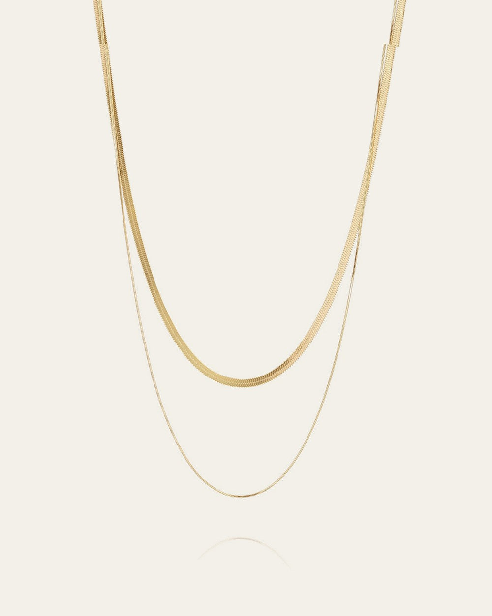 Tuvarelli necklaces (Gold-plated steel)