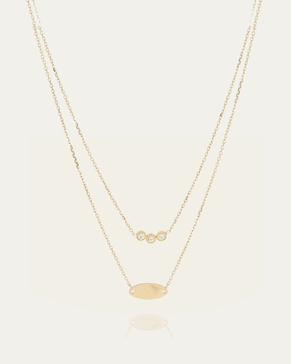 Sestu Necklace (Gold-plated steel)