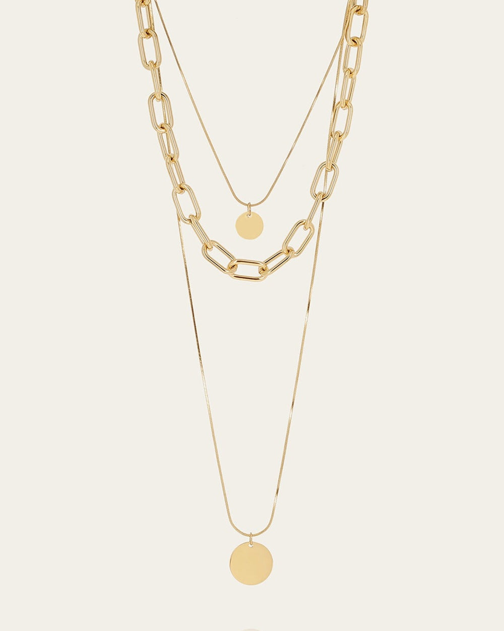 Collier Naélys (Acier doré)