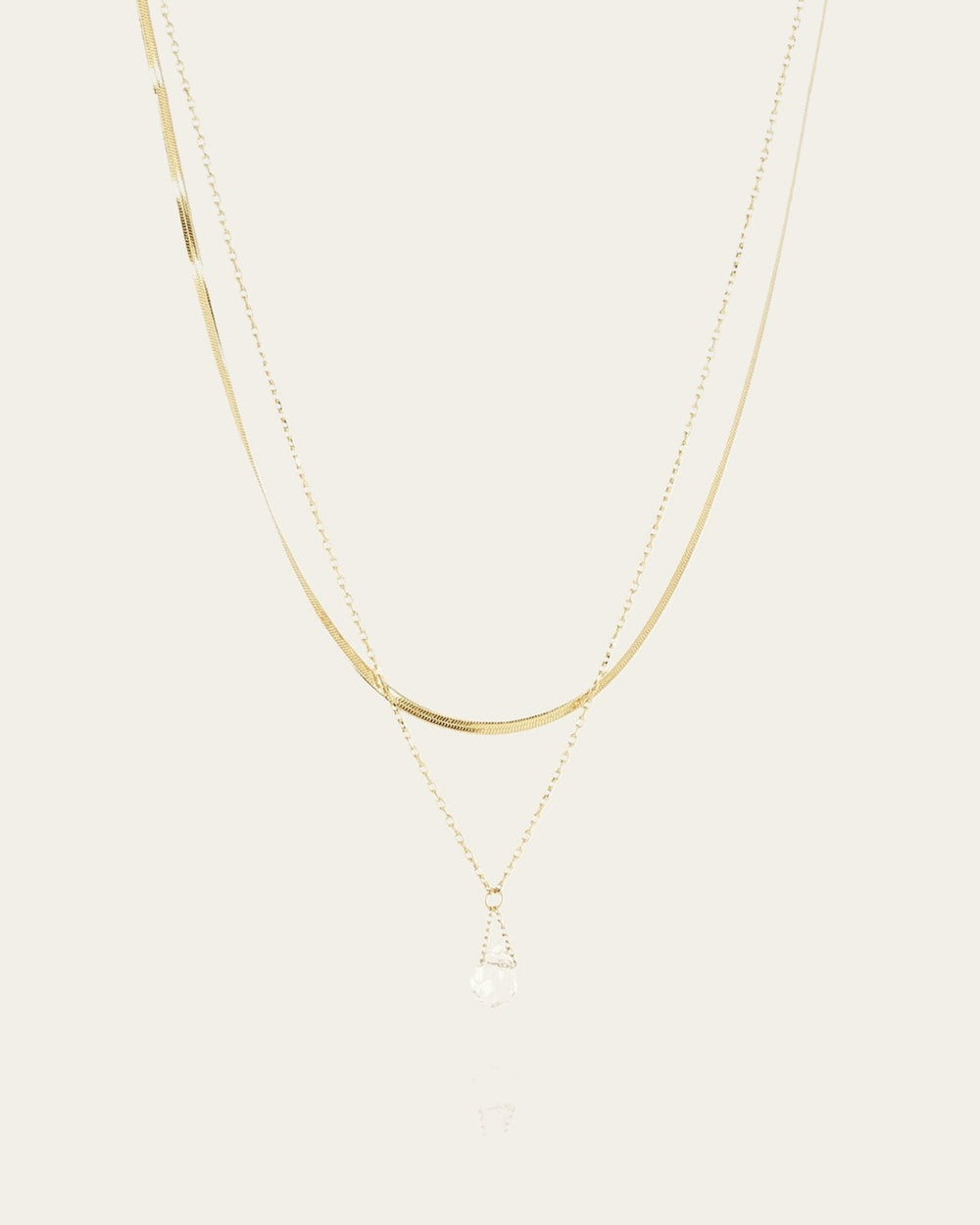 Collier Eloria (Acier doré)