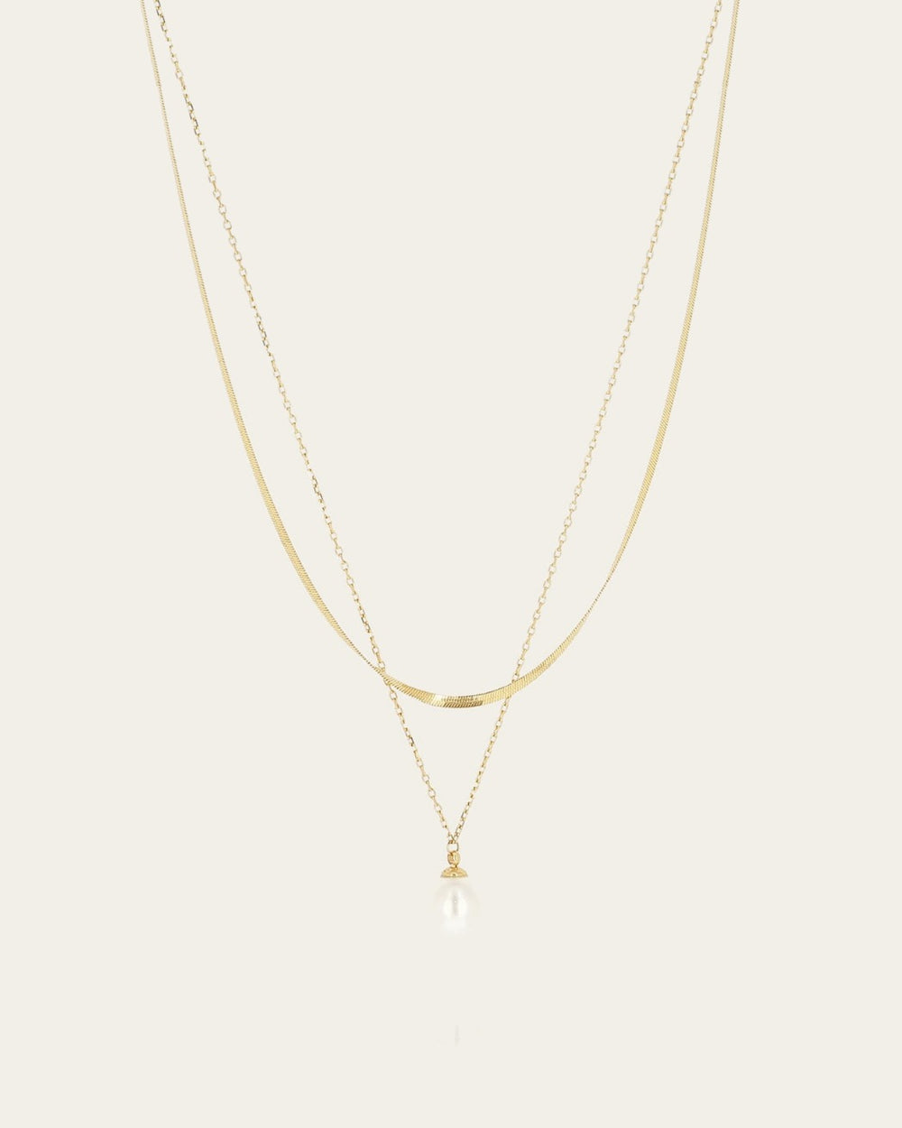 Collier Orissa (Acier doré)