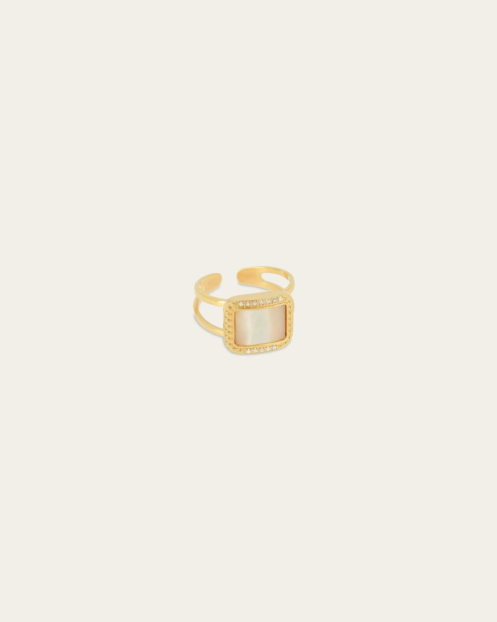 Eliane ring (Gold-plated steel)