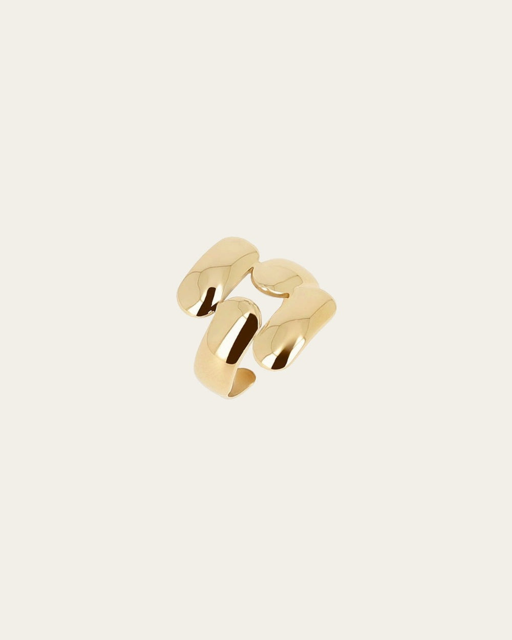 Bague Runica (Acier doré)