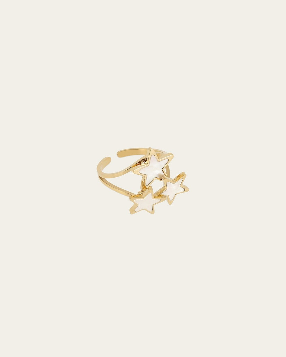 Cyrielle Ring (Gold-plated Steel)