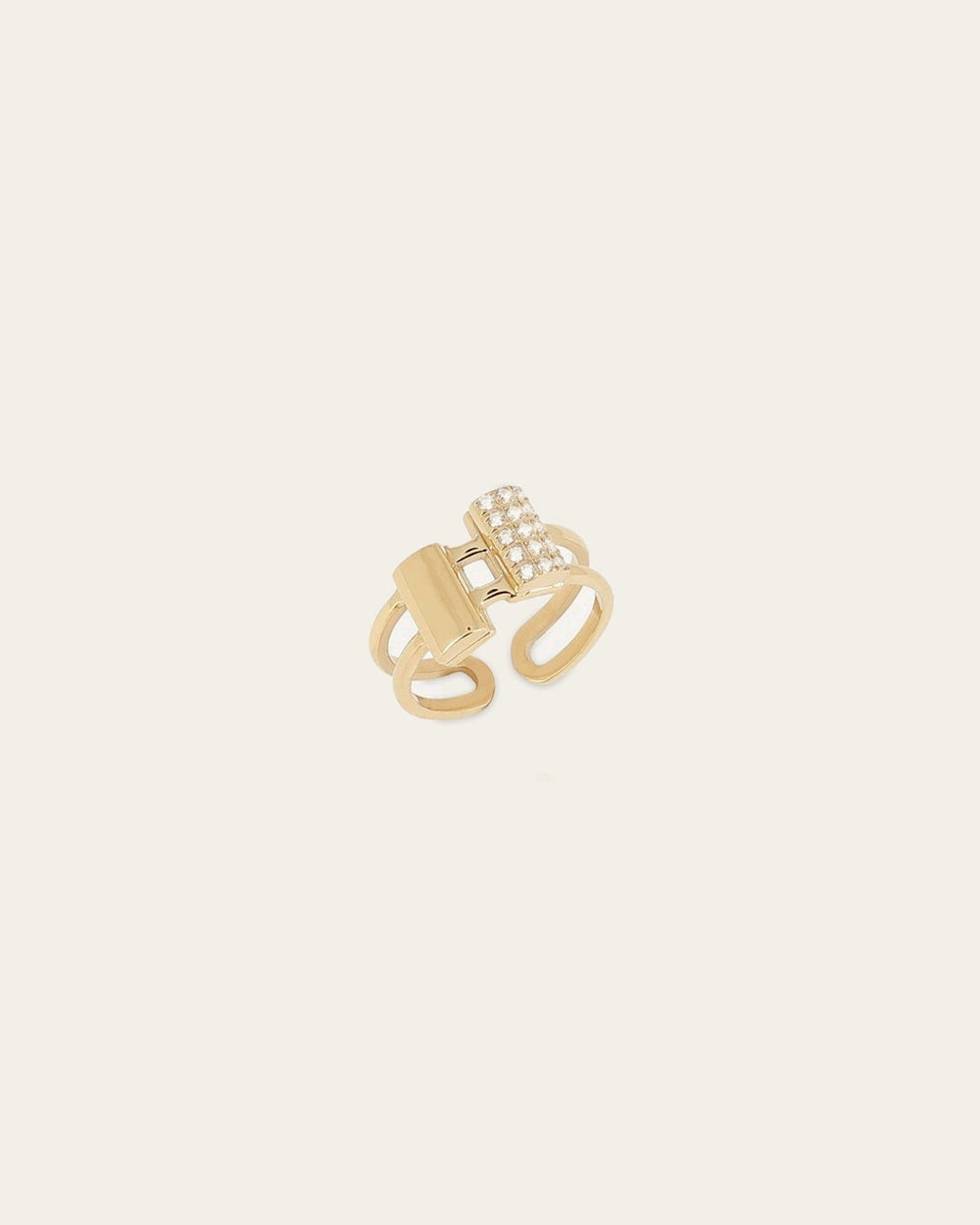 Ring Monarq (Gold-plated steel)