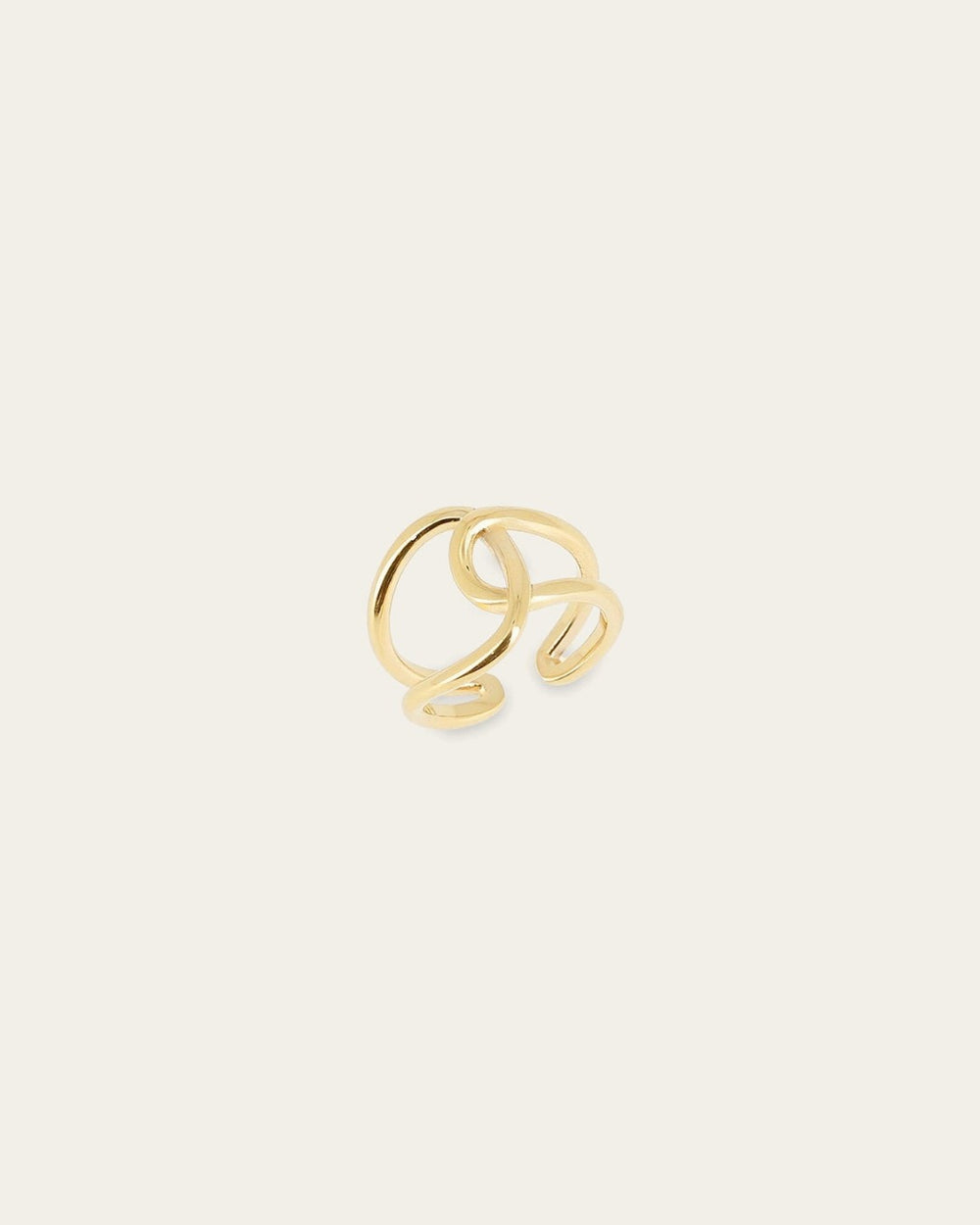 Bague Kora (Acier doré)