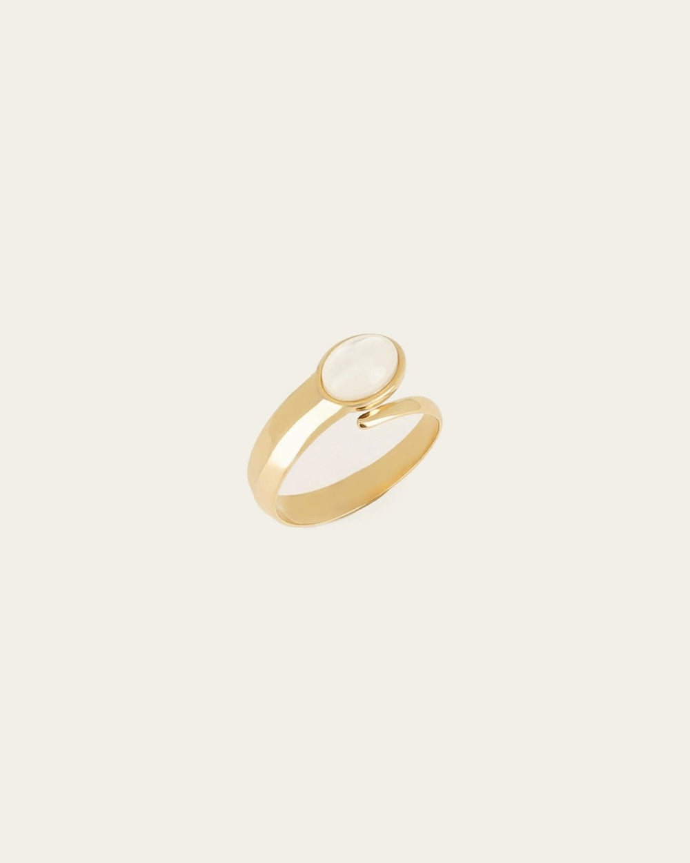 Bague Lunara (Acier doré)