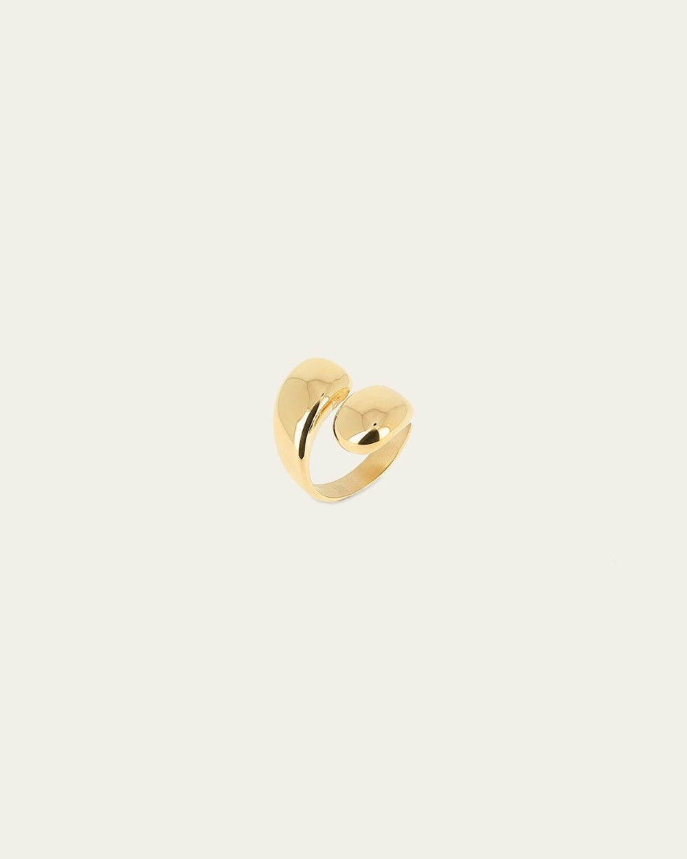 Bague Abba (Acier doré)