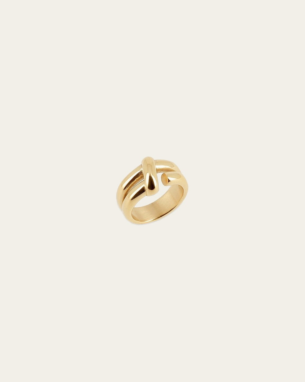 Bague Kendra (Acier doré)