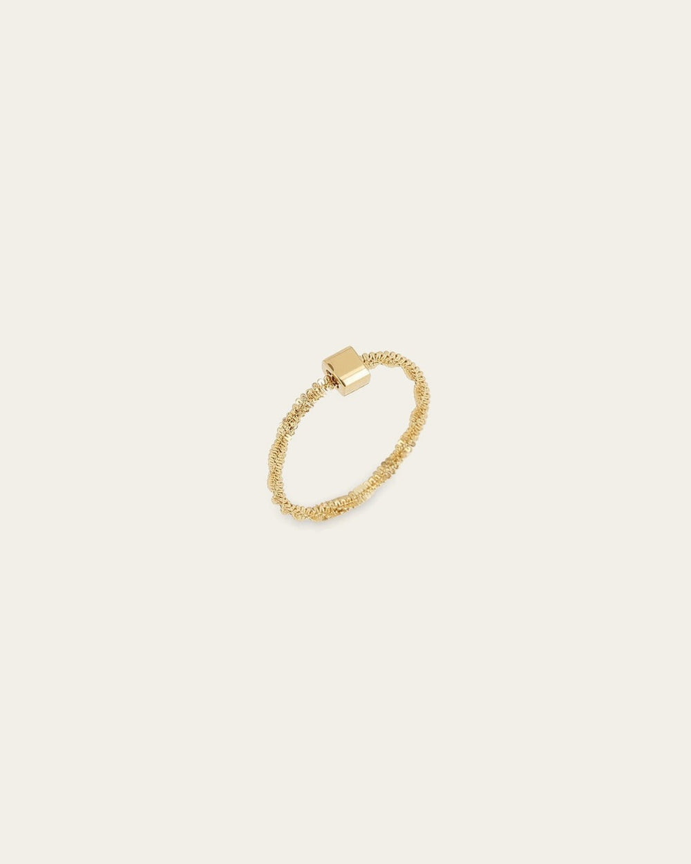 Bague Paulla (Acier doré)