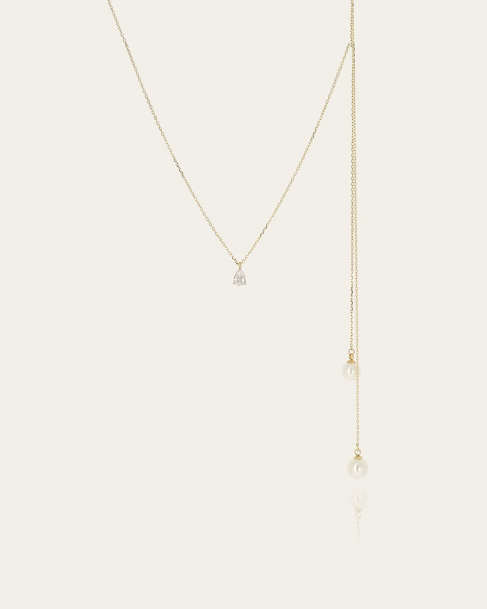 Alise back jewellery (Gold-plated steel)