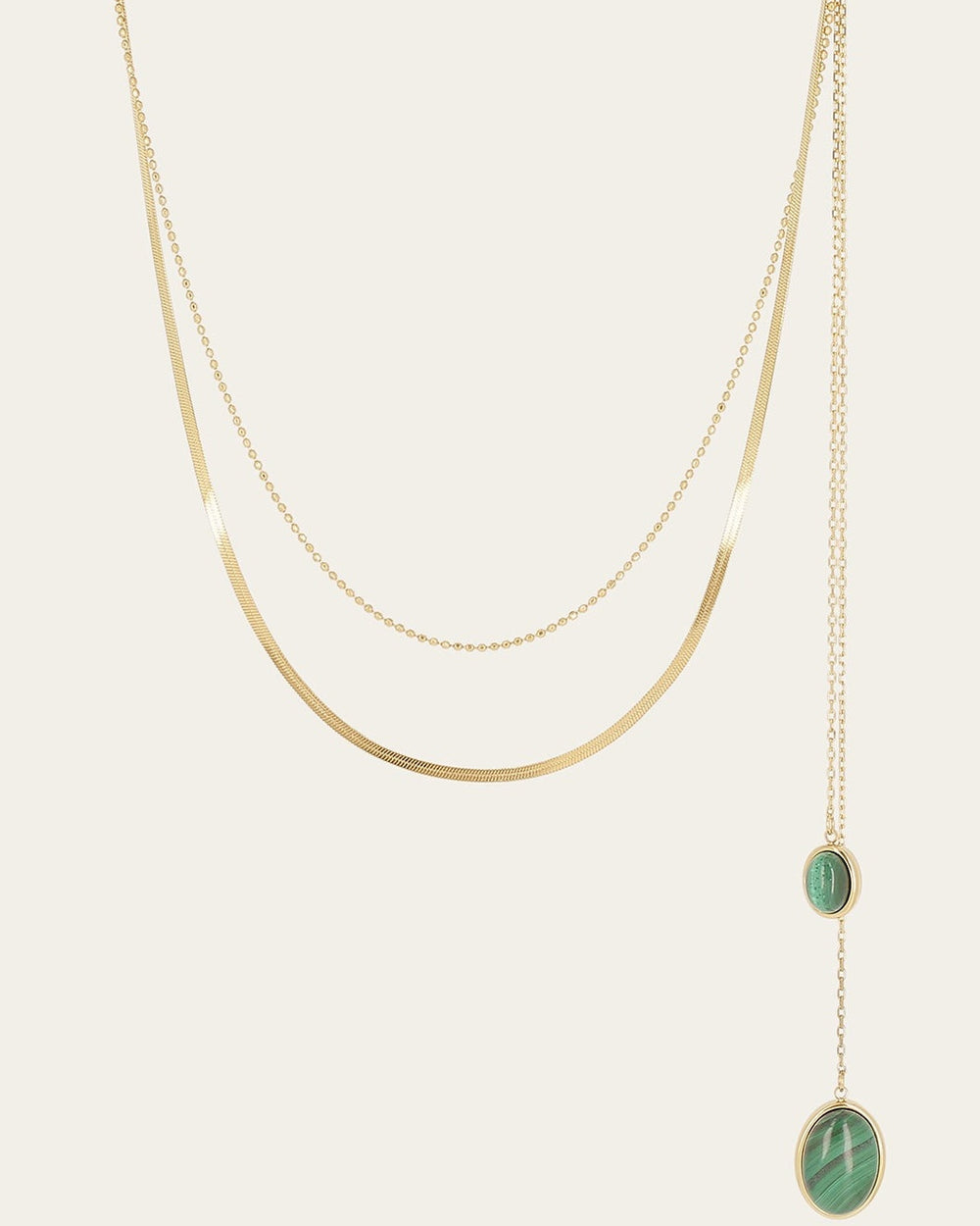 Naïa Back Jewelry (Gold-Plated Steel)