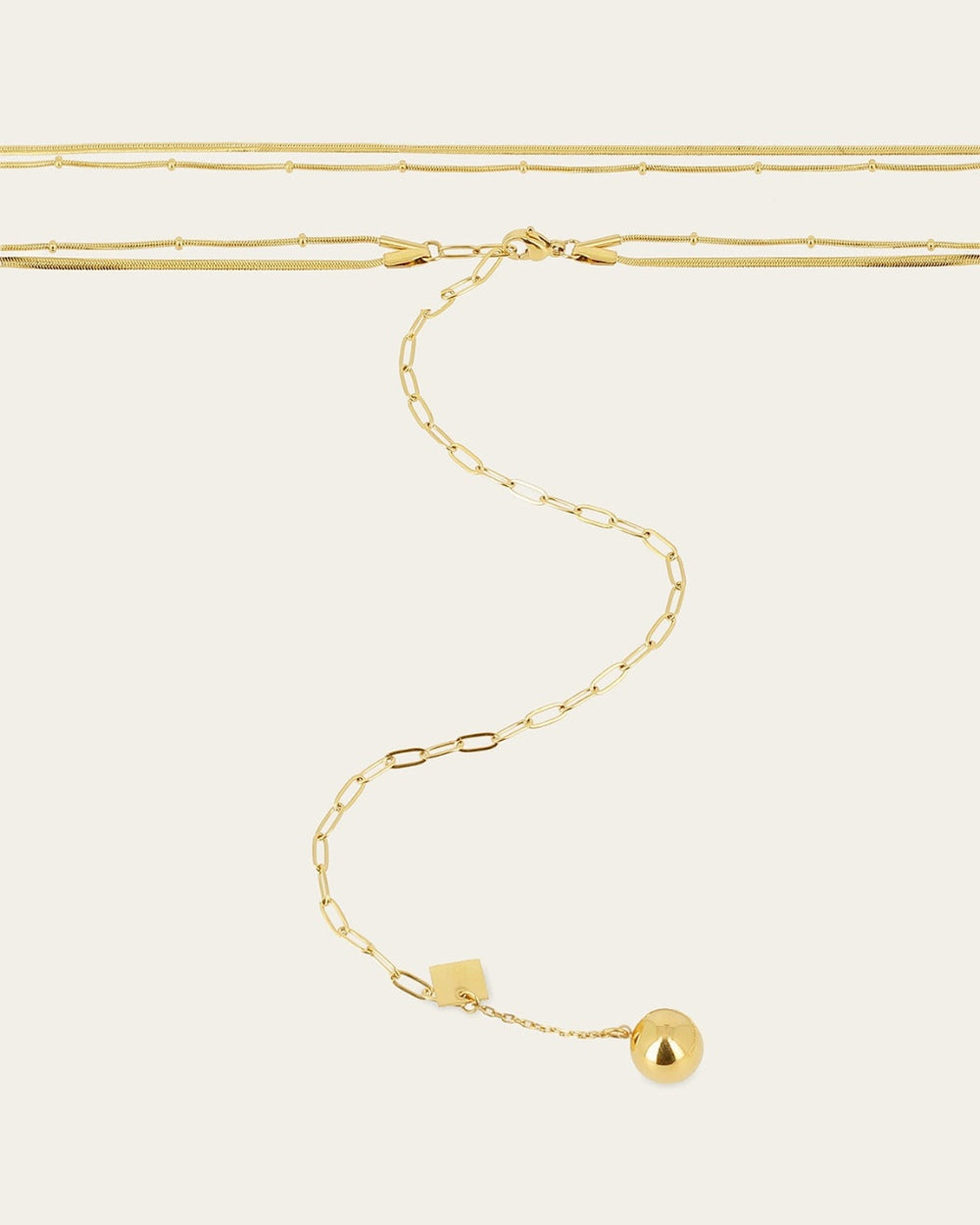 Bijou de taille Piana (Acier doré)