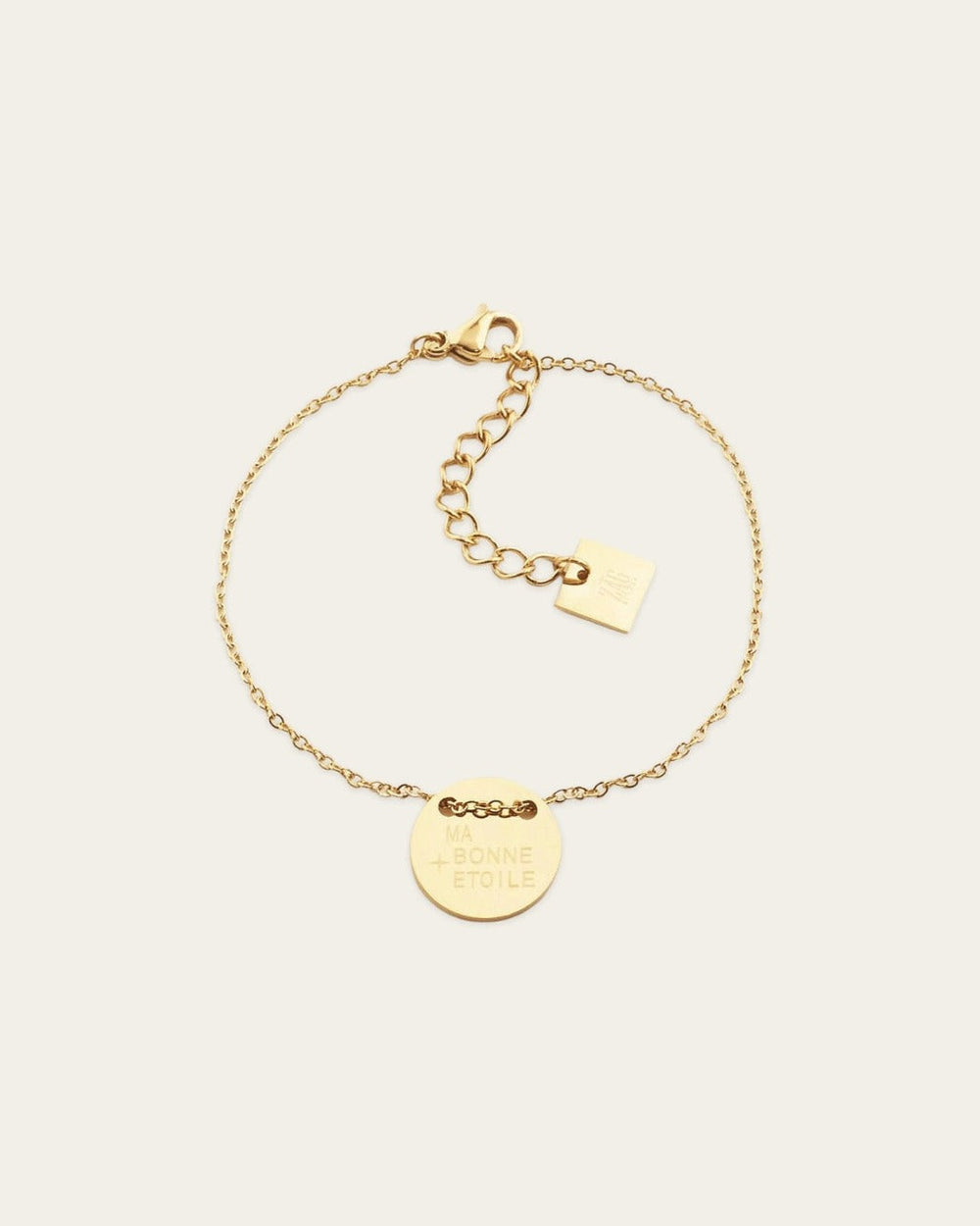 Bracelet Ma bonne étoile (Acier doré)