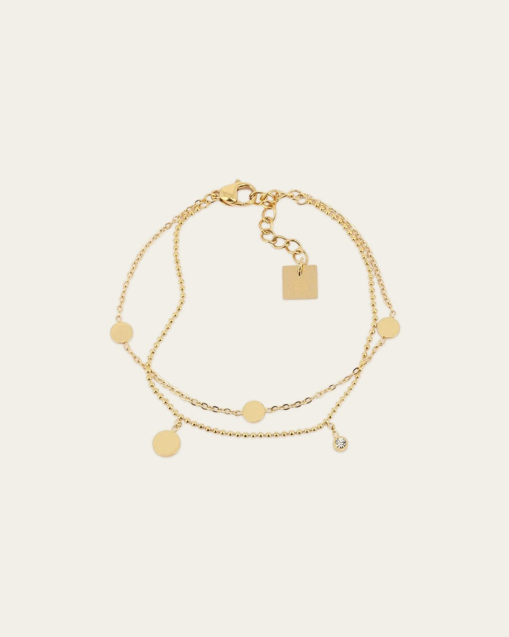 Bracelet Mélinda (Acier doré)