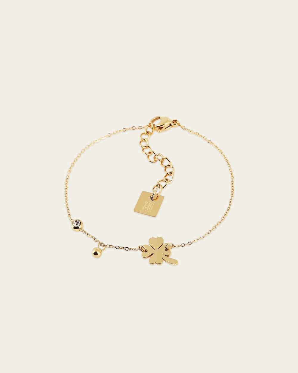 Bracelet Trifoglio (Acier doré)