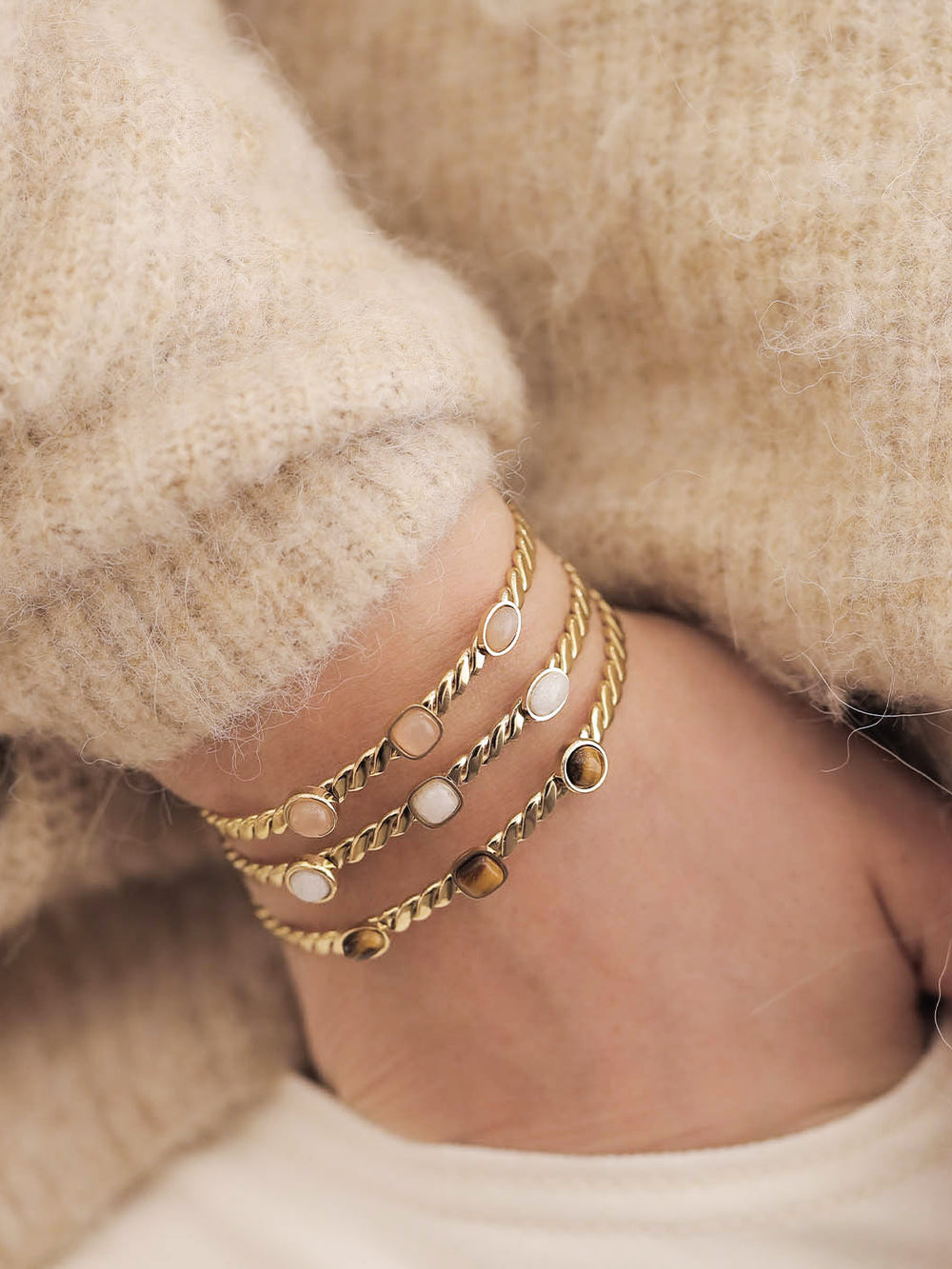 Bracelet Jonc Tresse