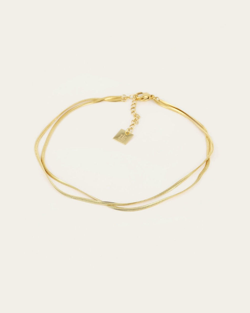 Chaîne de cheville Ghery (Acier doré)