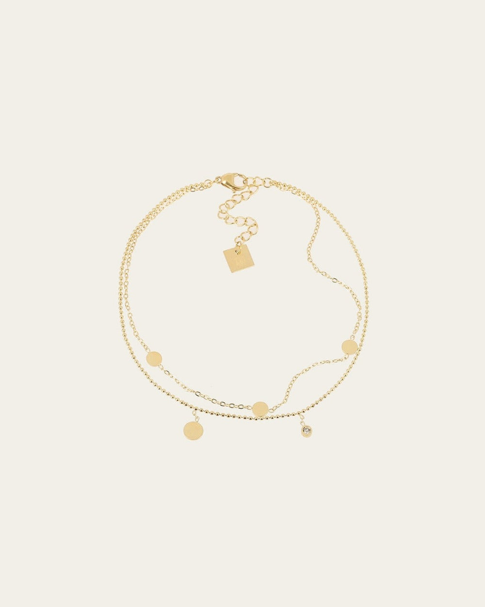 Mélinda Anklet (Gold-plated Steel)