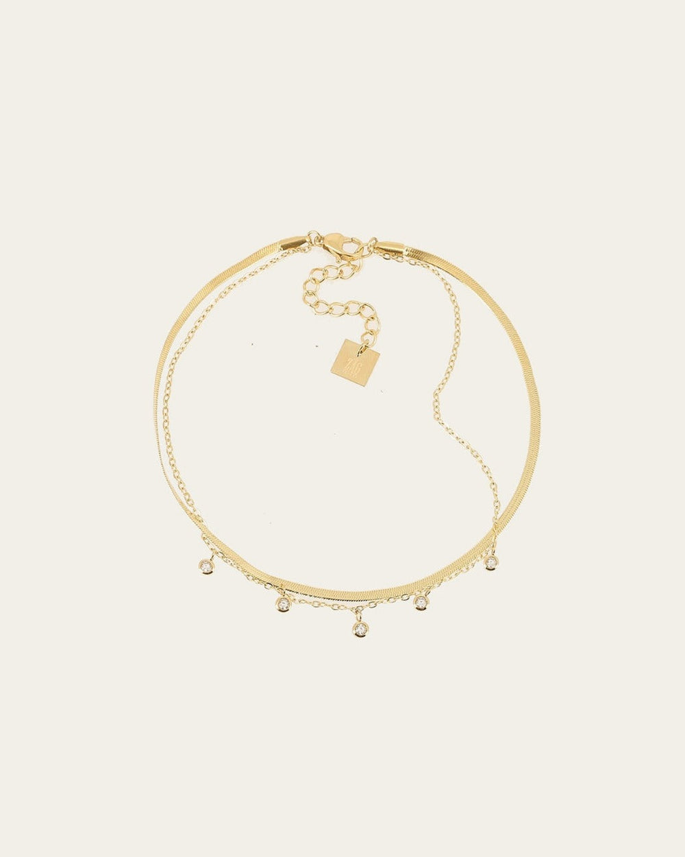 Prestige Anklet (Gold-plated Steel)