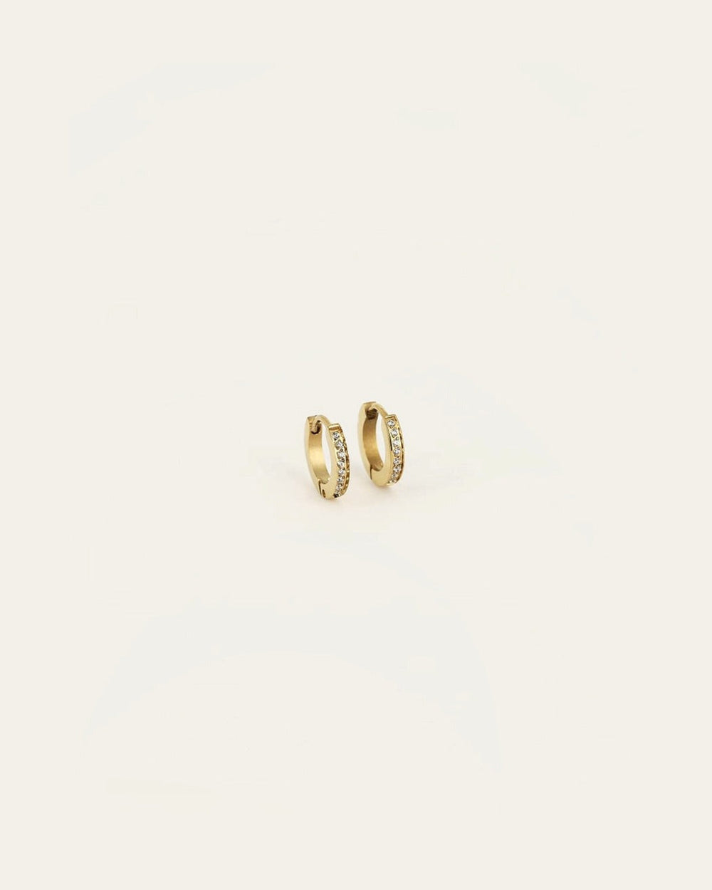 Boucles d'oreilles Rita (Acier doré)