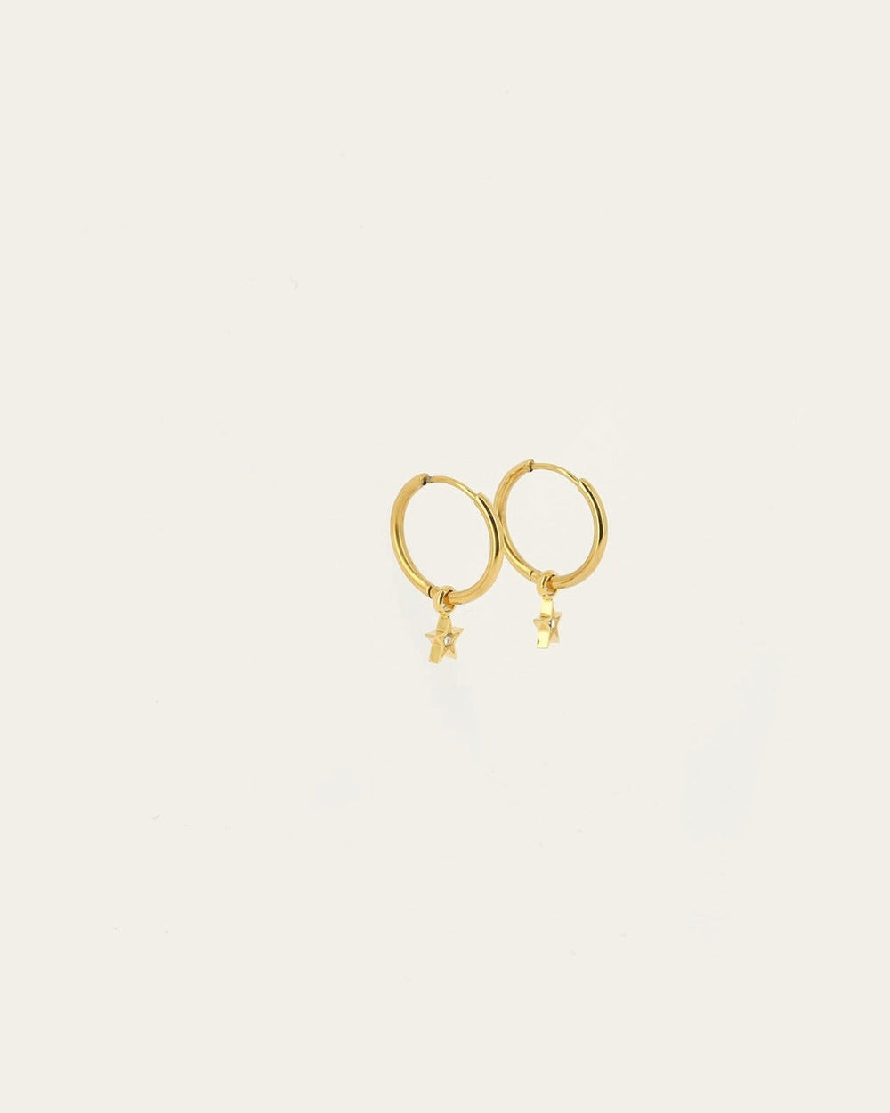Boucles d'oreilles Astrid (Acier doré)