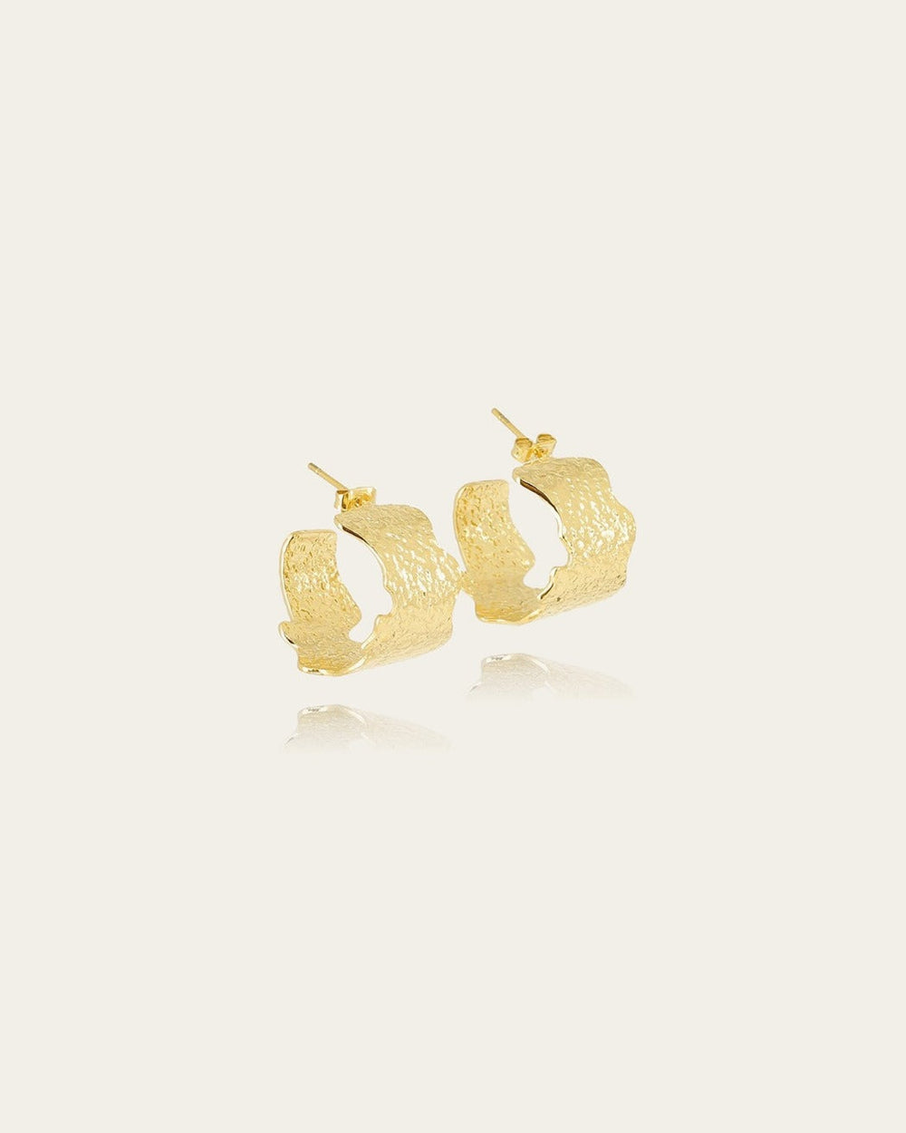 Boucles d'oreilles Tayara (Acier doré)