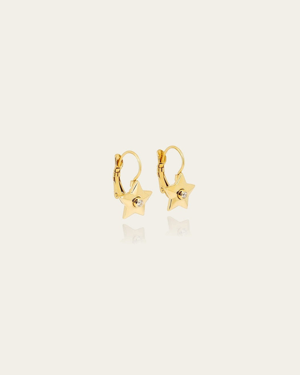 Boucles d'oreilles Venus (Acier doré)