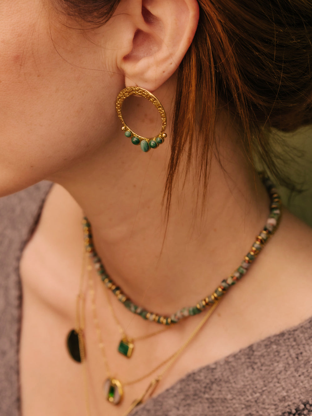Boucles d'oreilles Cordelia