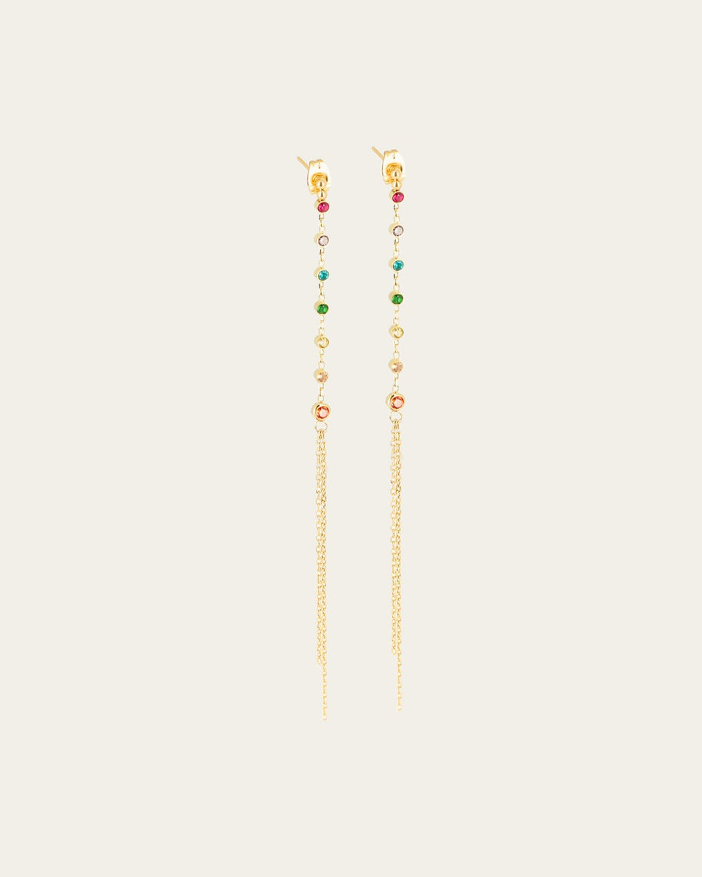 Boucles d'oreilles Duga (Acier doré)