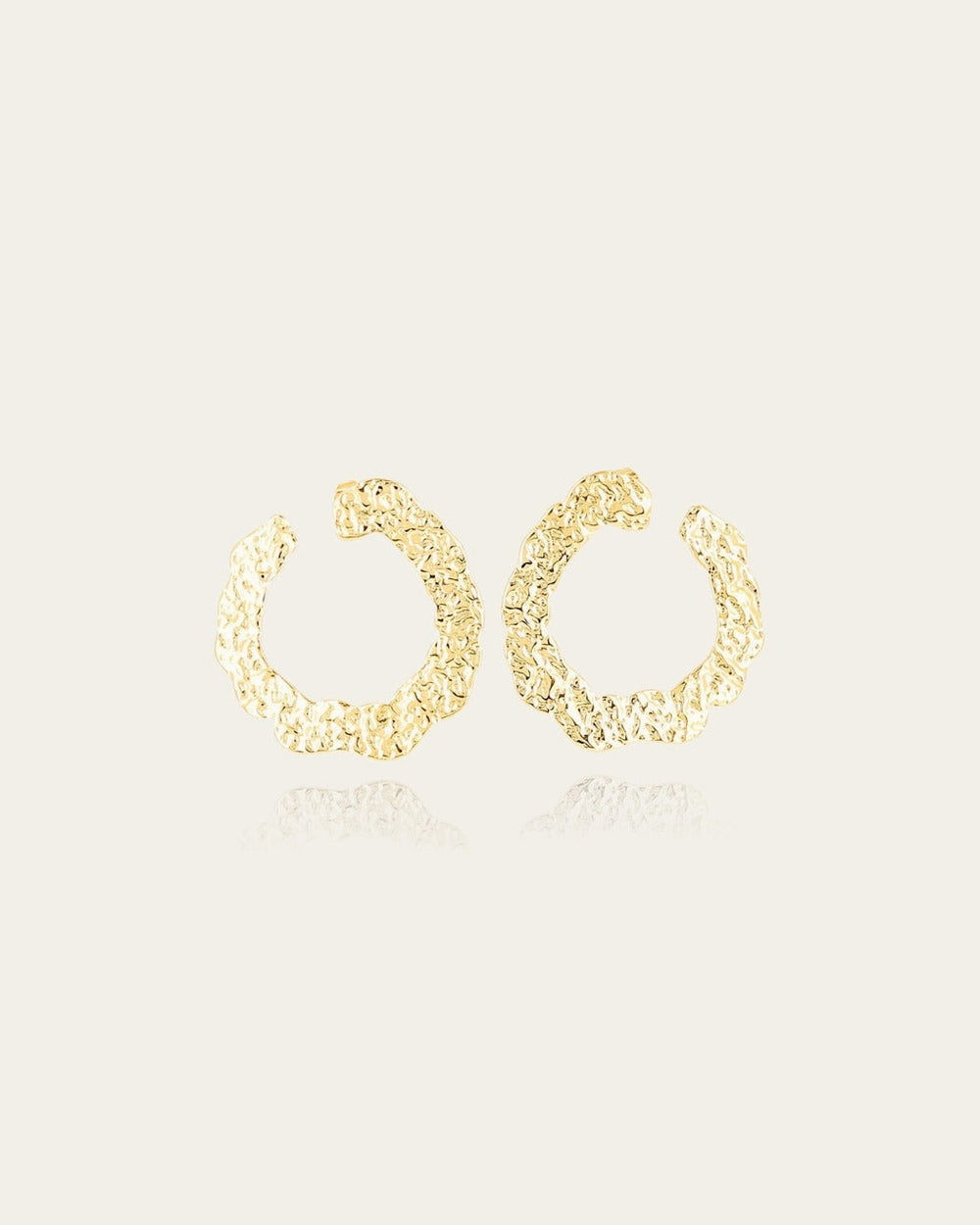 Boucles d'oreilles Yael (Acier doré)