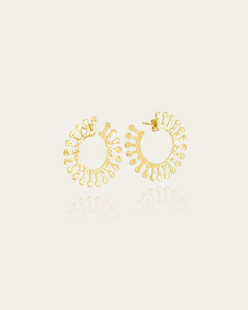 Boucles d'oreilles Andore (Acier doré)