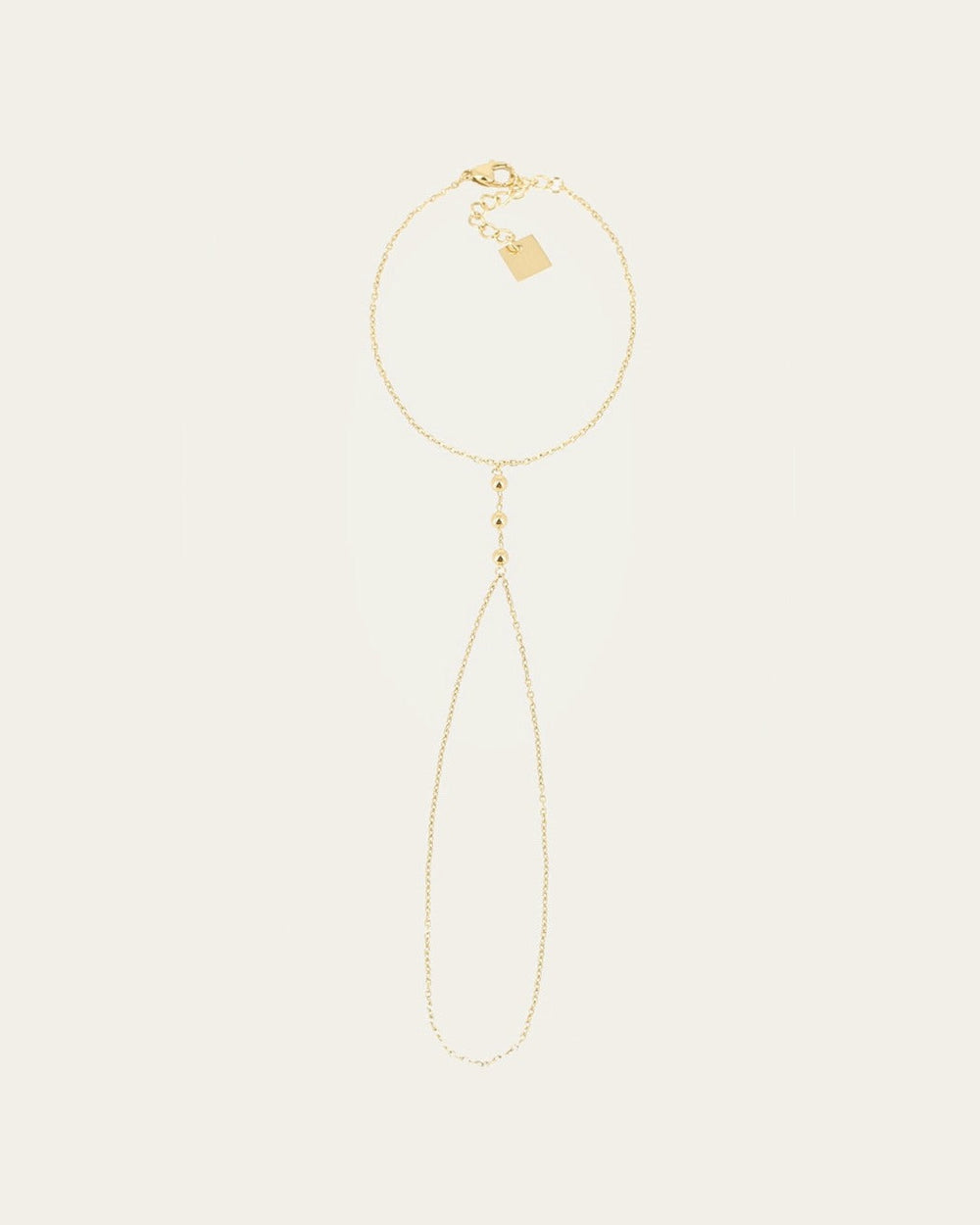 Bijou de main Salia (Acier doré)