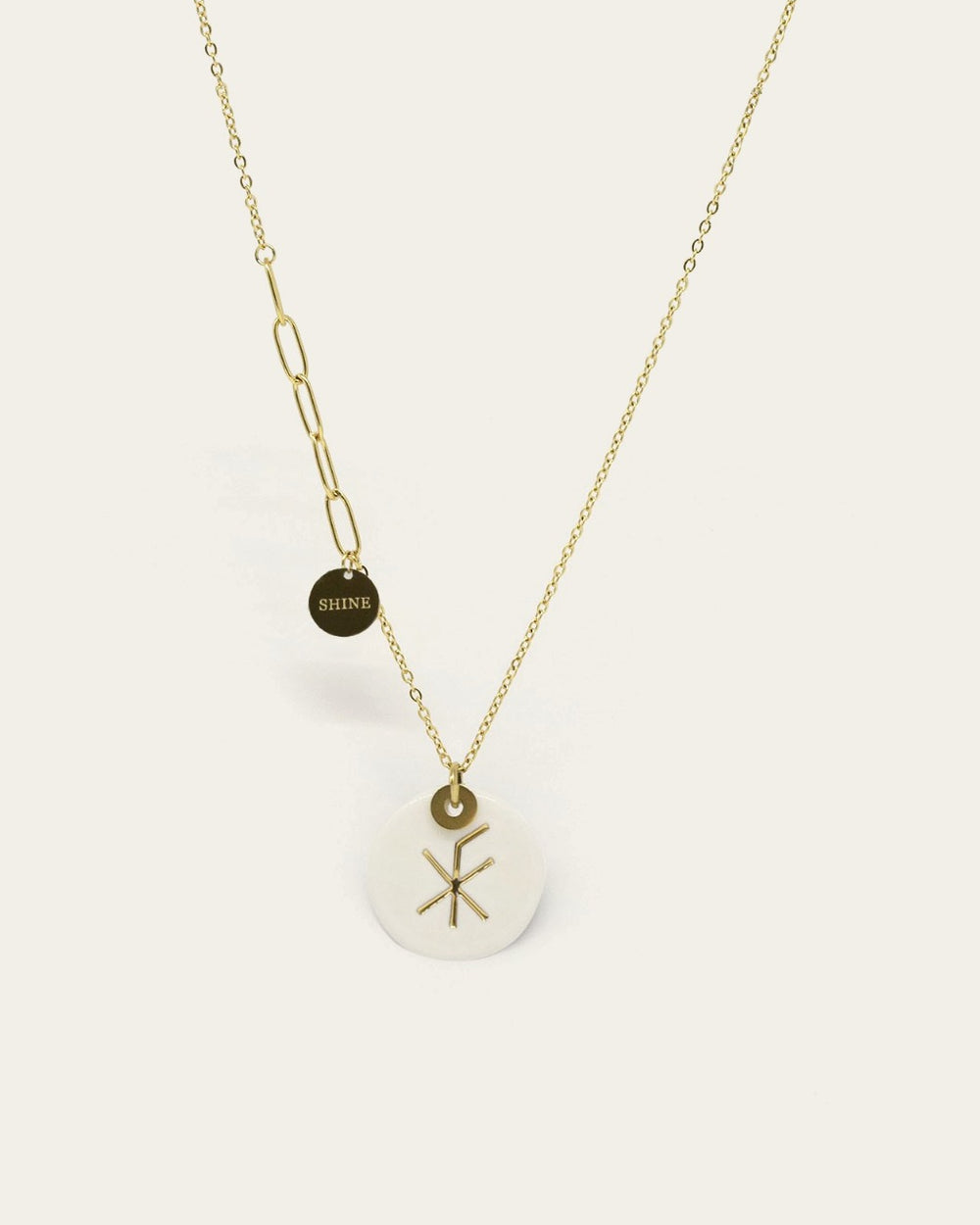 Gyda Necklace (Gold-plated steel)