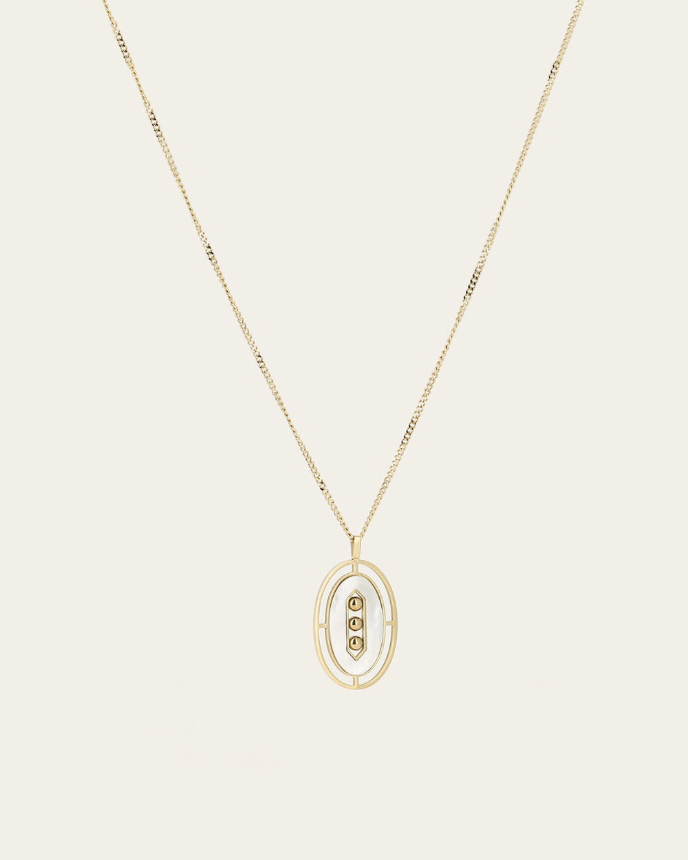 Collier Noura (Acier doré)