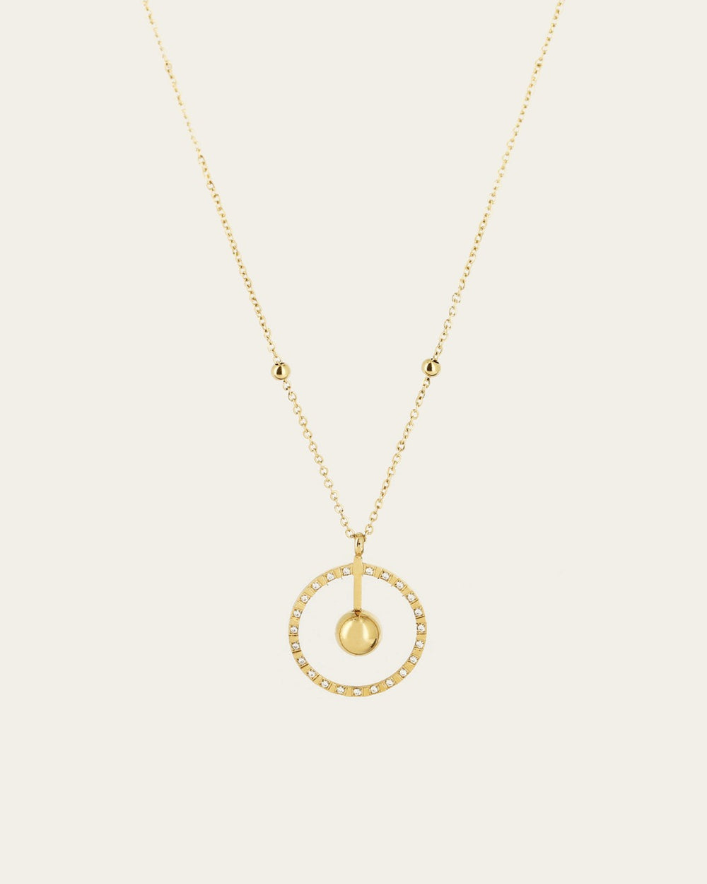 Lucrecia Necklace (Gold-plated steel)