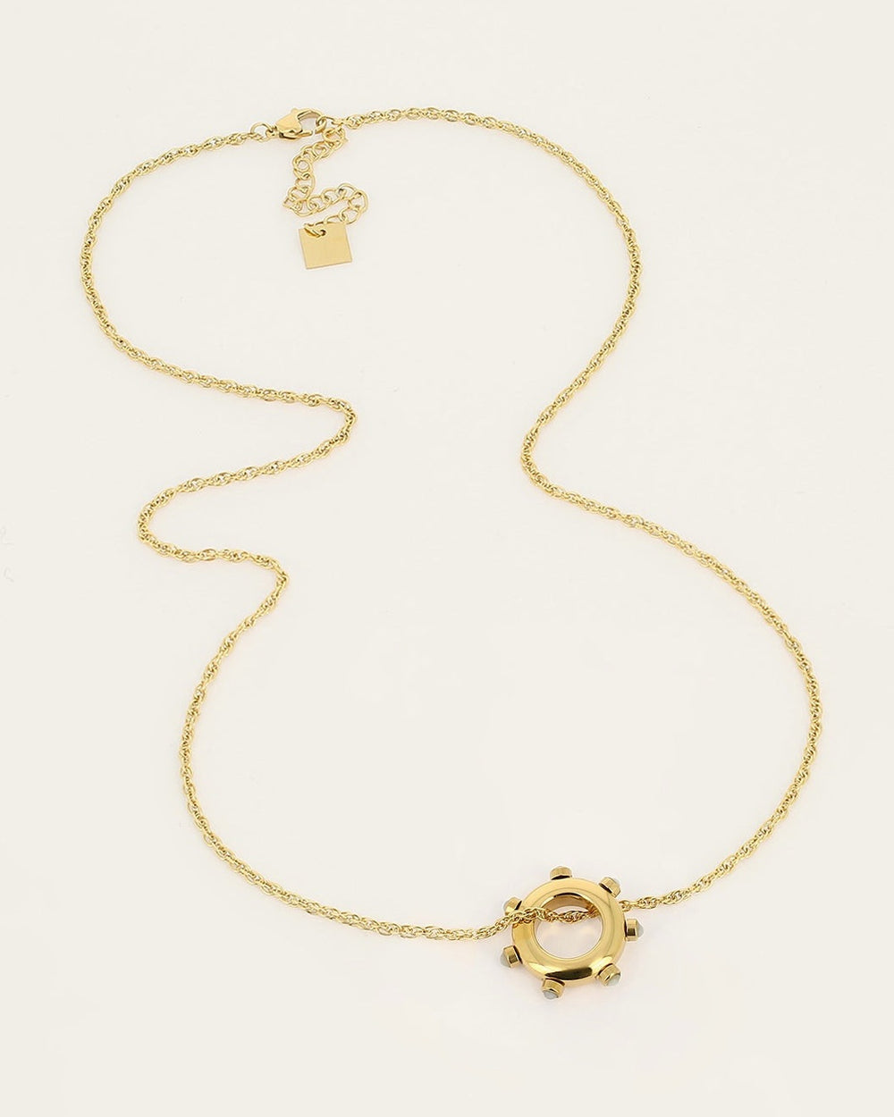 Collier Wheel (Acier doré)