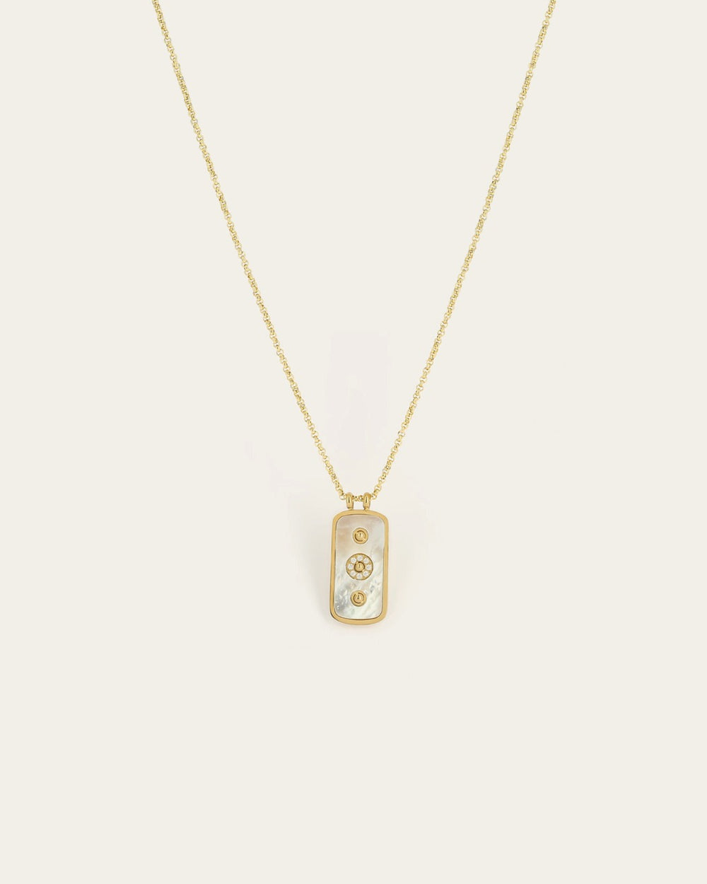 Collier Jocelyne (Acier doré)
