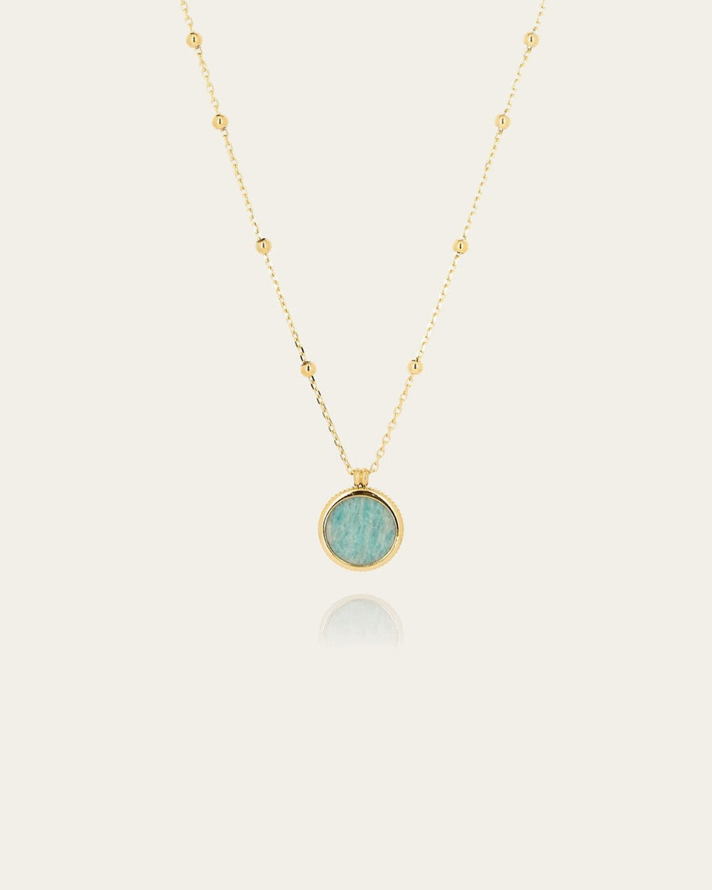 Pearl Necklace (Gold-plated steel)